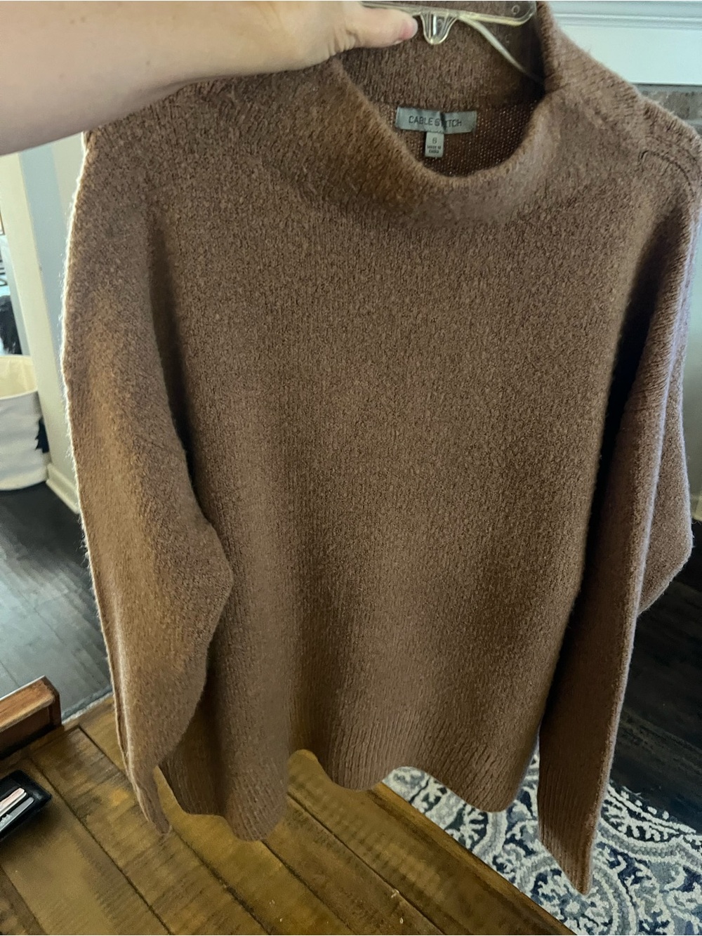 Cable Stitch oversized sweater size S
